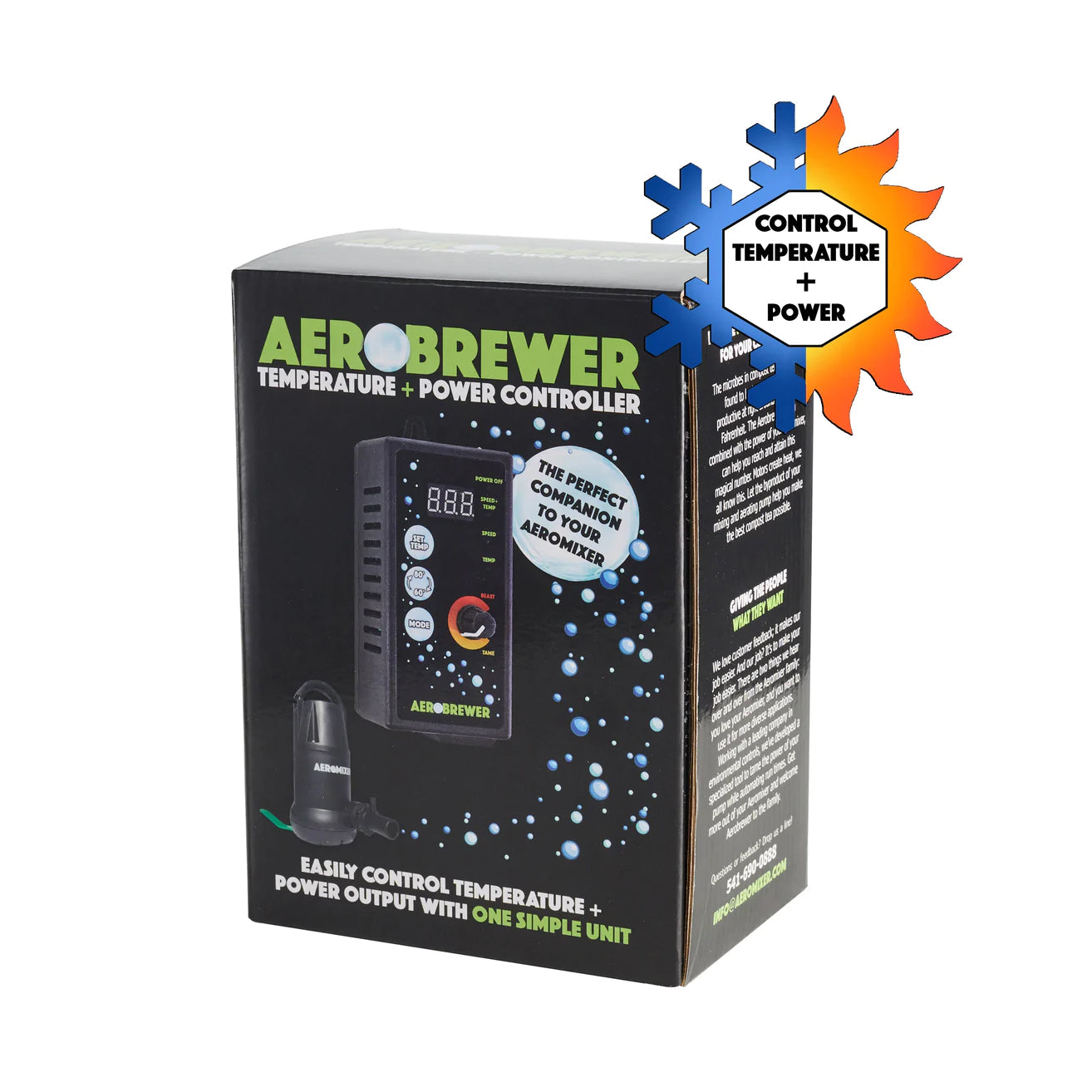 Aerobrewer : Contrôleur de température + puissance
