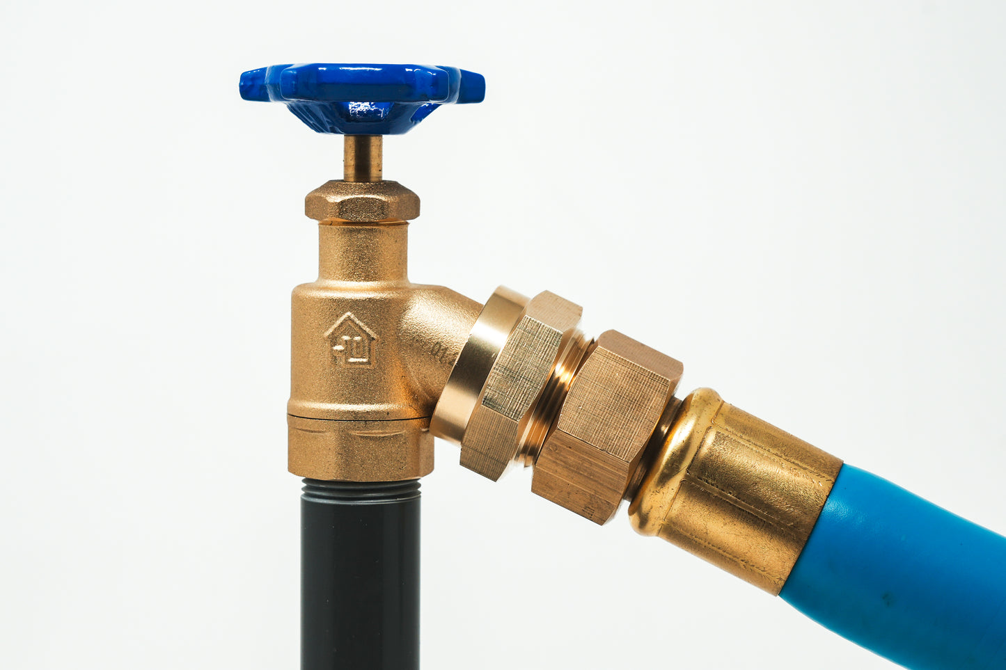 1" to 3/4" Brass Garden Hose Adapter